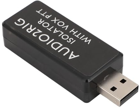 Eujgoov Modos Digitales Versátiles Interfaz USB Tarjeta de Sonido USB 3.5 Mm Jack OptoCoupler Aislamiento para Radio Amateur Wsjtx/fldigi para Wins//Abssize