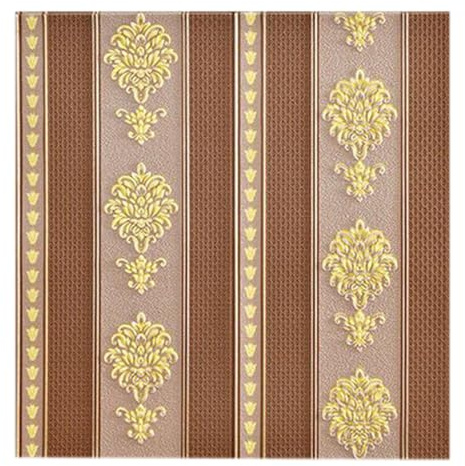 Panneaux Muraux Fleur 5/10/20/50 Pièces Autocollantes 3D Panneau Mural D'environ 5 mm D'épaisseur avec Isolation Phonique Papier Peint Couloir de Maison Moderne 27.6 X 27.6