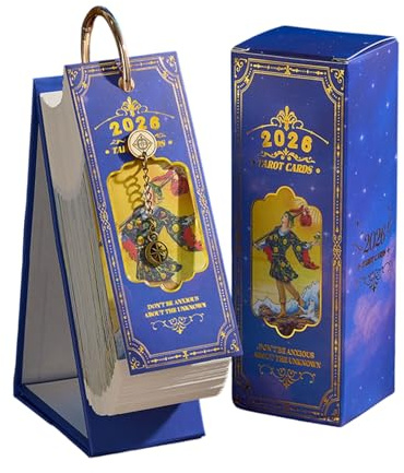 2026 Calendario de Escritorio | Planificador de Gestión de Horarios - Calendario Diario De Tarot Para Escritorio | Para Aula Residencia Sala De Estar Dormitorio Estudiantes Niños Jóvenes Adultos Profe
