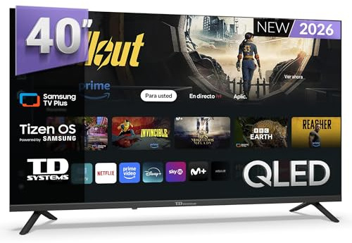 TD Systems - Gama Completa de televisores y Smart TV Test 1 (1, Smart TV QLED, 40 QLED)