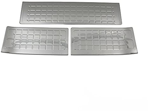 Protection Seuils de Portes Compatible avec Peugeot Expert 2017-2023 Acier INOX Chromé 3X