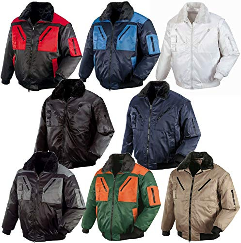 texxor Veste de travail d'aviateur 4 en 1 - Noir - Taille 5XL