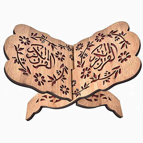29,2 cm Koran Buchhalter Koran Heilige Buchhalterung Islam Kochbuch Lehrbuch Magazin Stand Schreibtisch Bücherablage für Heimtextilien