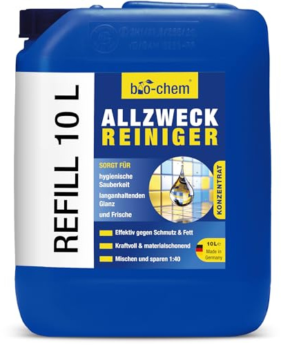 bio-chem Allzweckreiniger Konzentrat 10L | Multi Clean Kraftreiniger für Haushalt, Küche, Bad & Wohnzimmer