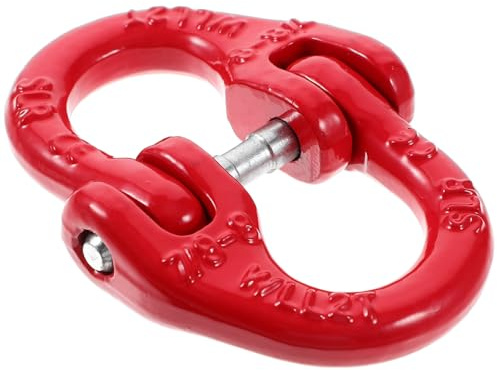 GLEAVI Verbindungsschnalle zum Heben, Schloss, Hammer, Sma, Sicherheitskette, Anschluss für Seilwinde, Anhängerkupplung, Hammer, Kettenglieder, Zubehör, Metall, Stahl