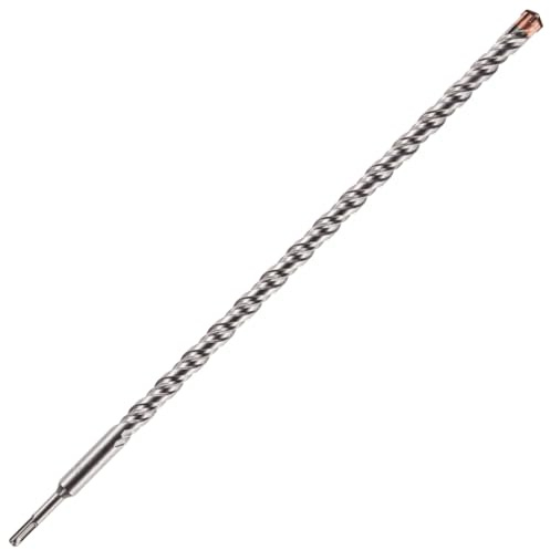 Rennie Tool 22mm x 600mm Long SDS High Performance Hammer Drill Bit | Cross Tipped Masonry Drill Bit For Brick, Concrete, Stone, Granite. Professional Tungsten Carbide Tipped 22mm SDS Drill Bit