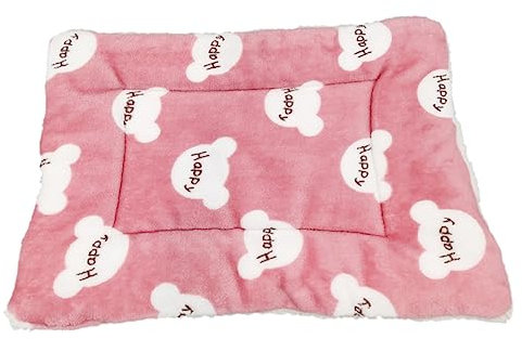 VILLFUL Doppelseitige Dicke Hundematte Und Katzenschlafmatte Wärmeisolierende Tragbare Haustier-Cotton-Decke Für Winter Und Herbst Weiche rutschfeste Polsterung