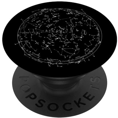 Constellations of the Northern Hemisphere Star Map Design PopSockets Adhesive PopGrip