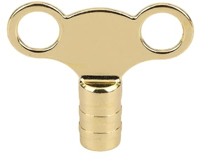 Event Decor Shop Solid Brass 5mm Universal Radiator Bleed Key – Heavy-Duty Valve Key for Air Venting and Bleeding UK Radiators, Ideal Plumbing Tool for Central Heating Systems - Pack of 1
