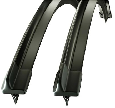 OQRDVVTT Wischerblatt Set 2 Stück Scheibenwischerblätter Für F&ord Für Fiesta MK5 MK6 MK7 2003–2023 Wischerblätter(Black,MK6 (2008-2016))