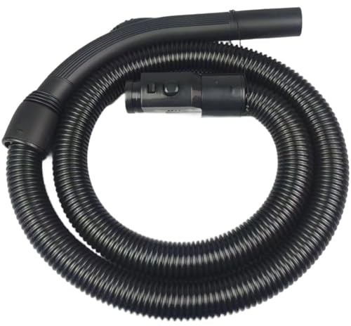 FUANA Tubo de manguera de repuesto de plástico flexible de 1,85 m, compatible con aspiradoras cilíndricas Bosch BGC05 BGS05 Series BGC05A220A BGC05AAA1 BGS05A220 BGS05BL1H