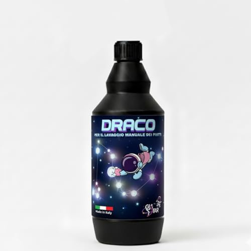 Detersivo Piatti a Mano – DRACO | Sgrassante Concentrato al Limone per Stoviglie Brillanti | Rimuove Grasso e Odori – 750 ml