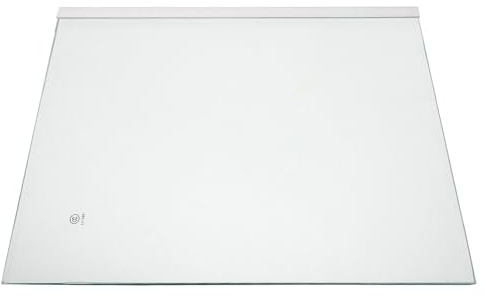 DOITOOL Reemplazo Estante de Vidrio Templado para Refrigerador 300X290 MM Borde Lateral Estante Transparente para Congelador y Almacenamiento de Alimentos Frescos en Cocina Doméstica