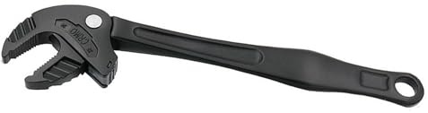 Ejoyous Adjustable Wrench, Cr Mo Steel, Self Locking Mechanism, Ratcheting Jaw 19-24mm, Ideal for Auto Maintenance and Industrial Use