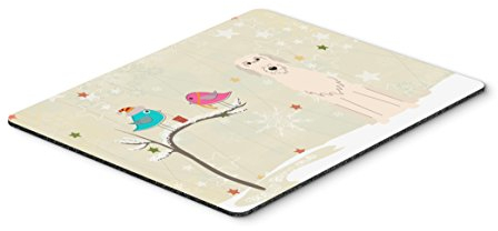 Caroline's Treasures Christmas Presents, Irish Wolfhound Mouse Pad, Multicolor, 7.75x9.25 (BB2537MP)