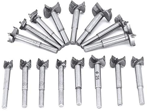 ValueHall Forstnerbohrer Satz 16 Teilig Kunstbohrer Holzbohrer Astlochbohrer 15-35mm Topfbohrer V7036-2