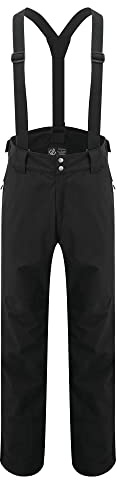 Dare 2b Ski-Latzhose, wasserdicht, Achieve II Herren, Schwarz, FR: L (Größe Hersteller: L)