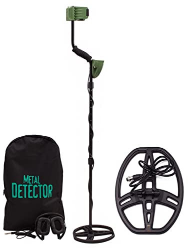 Samnuerly Détecteurs de métaux Pinpointer, Bobine souterraine étanche Chasseur de trésors Excavatrice Bande de détection de pièces Casque Industriel (Jaune A)