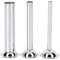Pizsieat Lot de 3 Entonnoirs à Saucisse, Poussoir Ø12/19/32 mm en Acier Inoxydable pour Hachoir à Viande Taille 5