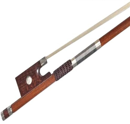 violin replacement bow 4/4 3/4 1/2 1/4 Wood And Carbon Fiber Hybrid Violin Bow Strong Stick Good Performance Natural Horsehair (Color : 1/4)