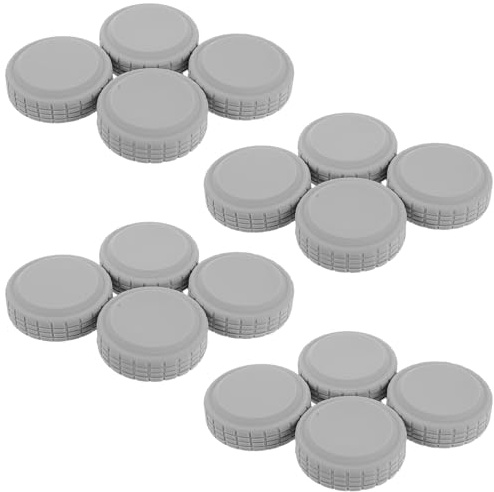 SHERCHPRY Copri Ruote Valigia in Silicone 16 Pezzi Protezione Antirumore e Usura per Ruote da 5-6 Cm Adatti a Vari Scenari di Viaggio