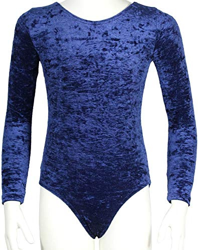 GymStern Langarm Turnanzug Body aus bi-elastischen Crash Samt | ML110681