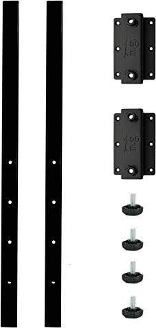 Natural Goods Berlin Tischplattenverlängerung Metall Schwarz 60cm DIY Esstisch-Erweiterung für Tischplatte Holz Esstischverlängerung Tisch Verlängerung Holztisch XXL Esstisch Couchtisch