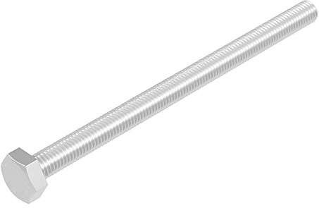 SECCARO Confezione da 20 viti a testa esagonale M6 x 90 mm, in acciaio inox V2A VA A2, DIN 933 / ISO 4017, a sei scanalature esterne