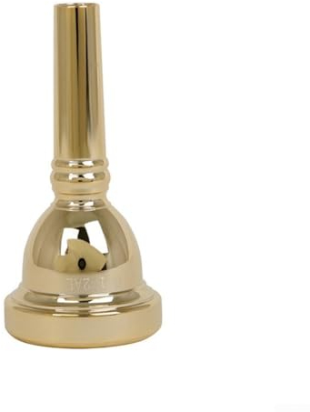 Trombone Mouthpiece, 6 1/2AL Alto Trombone Mouthpiece Parts Professonal Plated Trombone Mouthpiece Musical Instrument Accessories(Gold)