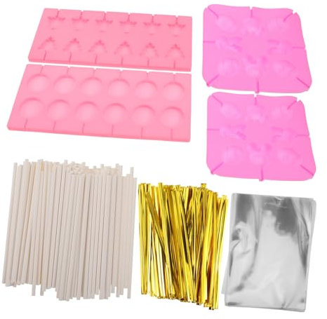 SHOWERORO Moules À Sucettes De Noël Innovants En Silicone Lot De 7 Pièces Faciles À Utiliser Pour La Fabrication De Bonbons Au De Bâtonnets De Sucettes