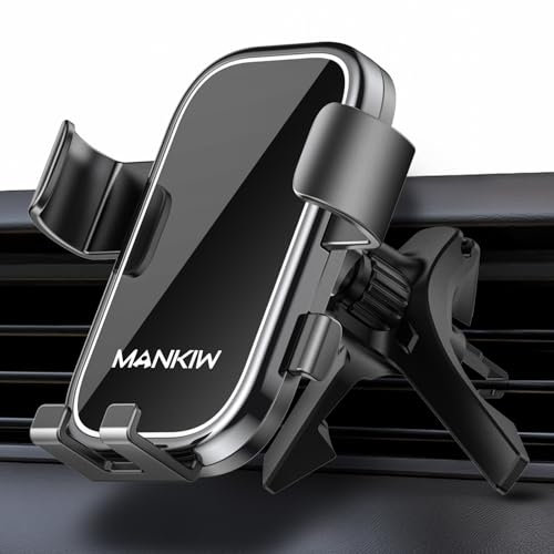 MANKIW Porta Cellulare Auto, Supporto Triangolo per la Presa d'aria dell'auto, Supporti Interni per Auto Universale Compatibile con iPhone/Galaxy/Universale Smartphone da 4.5''-7.0''
