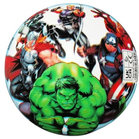 Cucuba Ballon Bioball des super-héros 18 cm pour handball mer plage jardin