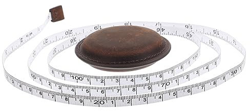 LALAFINA Mini Maßband Vintage Stil Flexibles Sicheres Nähmaßband Für Körpermaße Praktisches Tragbares Messwerkzeug Handliches Tape Measure Für Haushalt Und Schneiderarbeiten