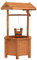 Générique Jardinière à puits à Souhait de Jardin 40x40x84cm Bois de Sapin,Décorations de pelouse & Sculptures de Jardin,4.4KG-47238