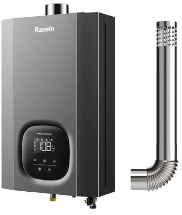 Ranein Propane Gas Tankless Water Heater, Indoor Max 4.3 GPM, 100,000 BTU Instant Hot Water Heater