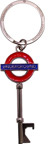 Abrebotellas y llavero con forma de llave subterránea con licencia de 3 estilos Underground, Mind The Gap, Londres (Londres)