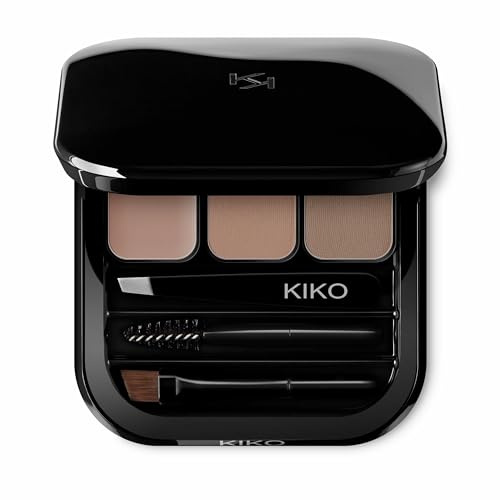 KIKO Milano Eyebrow Expert Palette - 01 | Mascara Colorato Con Fibre Per Sopracciglia Pettinate E Riempite Dal Finish Glossy