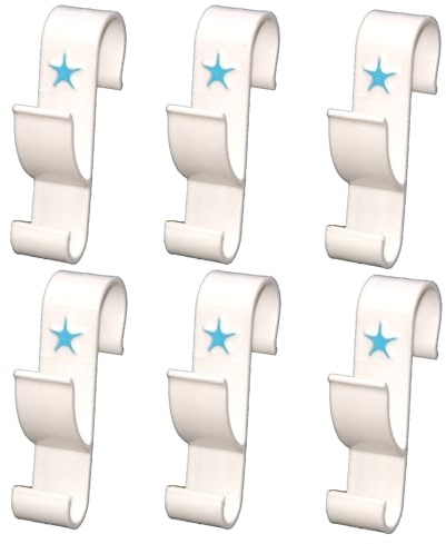 Stück Heizkörperhaken, Heizkörper, Handtuchhalter, Badezimmerzubehör, Badezimmermöbel, Handtuchhalter, Bademantelhalter, Kleiderhaken, Handtuchhalter, italienisches Design (6, Weiß)