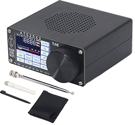 Full Band Receiver, Full Band Radio Receiver Aluminum Alloy DSP Shortwave Multi Modes Radio Receiver with Spectrum Scanning, Shortwave Radios