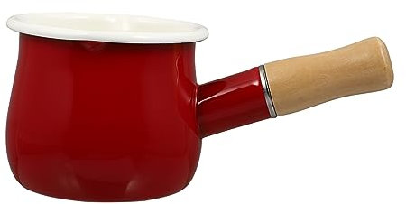 CIYODO 1pièce Casserole Émail Poêle à Lait Multifonctionnelle Avec Poignée Longue Pour Cuisine Domestique Et Préparation De Et Sauces