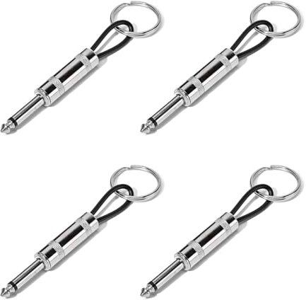4 Pack Guitar Plug Keychain for Marshall JCM800 Amp Key Hooks, Key Holder Wall Mounted Perfect for Home, Studio, or Entryway Organization