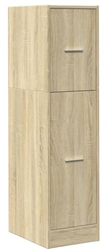 vidaXL Apothekerschrank Sonoma-Eiche 30x41x118 cm Holzwerkstoff