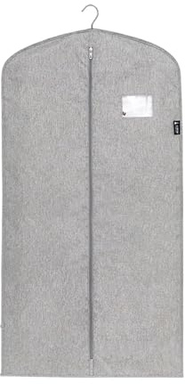 LYUCAYHQ Buste per Vestiti in Cotone e Lino Traspiranti per Viaggi, Custodie per Abiti, Portaabiti Uomo da Viaggio, per Cappotti, Giacche, Camicie, Vestiti(Gray,58 * 130cm/23 * 51in)