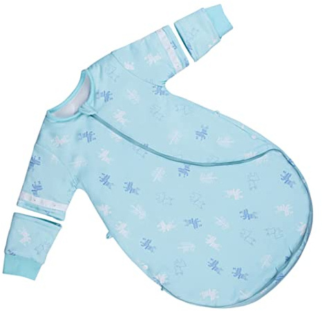 ibasenice Baumwolle Schlafsack Infant Langarm Wärmehaltung Anti-Kick Decke Kinderschlafsack Kinderschlafsack Kinderbedarf