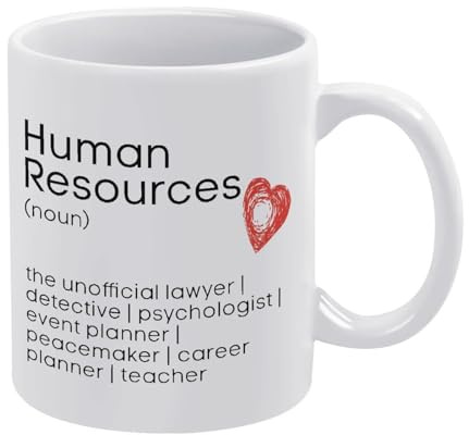 Tasse Céramique Définition Des Ressources Humaines Responsable Rh, Drôle Mugs Personnalisée Tasses À Thé Pour Café Maman Anniversaire 330Ml