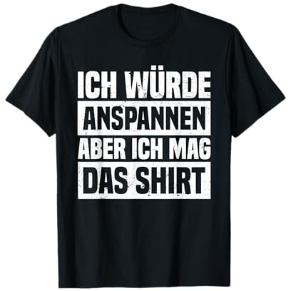 Ich würde anspannen Kraftsport Gym lustiges Bodybuilding T-Shirt