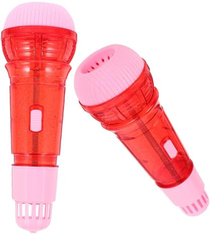 SOPOTUTU 2pcs Early Education Toy Echo Microphone Boys and Girls Music Toy for Preschoolers Learning