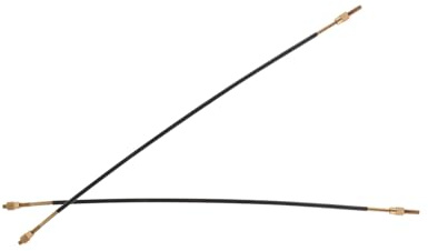 VANZACK 2 Stück Langlebige Cello Schwanzkordeln aus Stahlseil Einfache Montage Passend für 4/4 und 3/4 Cello Konzertzubehör