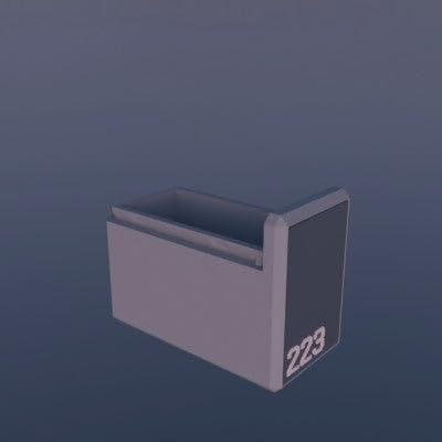 Filamelt Munitionsbox / .223 Remington / ‘Schiebedeckel’ / Patronenbox, Ammo Box 10er