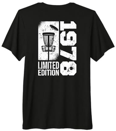 DiscGolf Disc-Golf-Joueur Anniversaire né en 1978 Disc-Golf T-Shirt Haut de Gamme